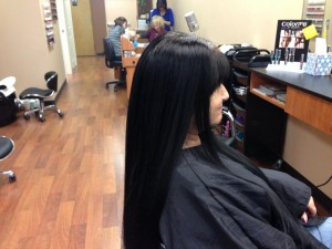 Japanese straightening before and after photo 2